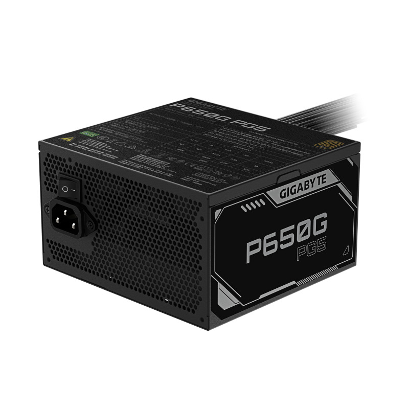 FUENTE DE PODER GIGABYTE (GP-P650G PG5) 650W,PCI-E GEN5,16PINS,80 PLUS GOLD,NEGRO image 3